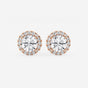 Juliette - Radiant Halo Design Earrings