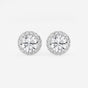 Juliette - Radiant Halo Design Earrings