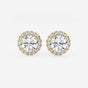 Juliette - Radiant Halo Design Earrings