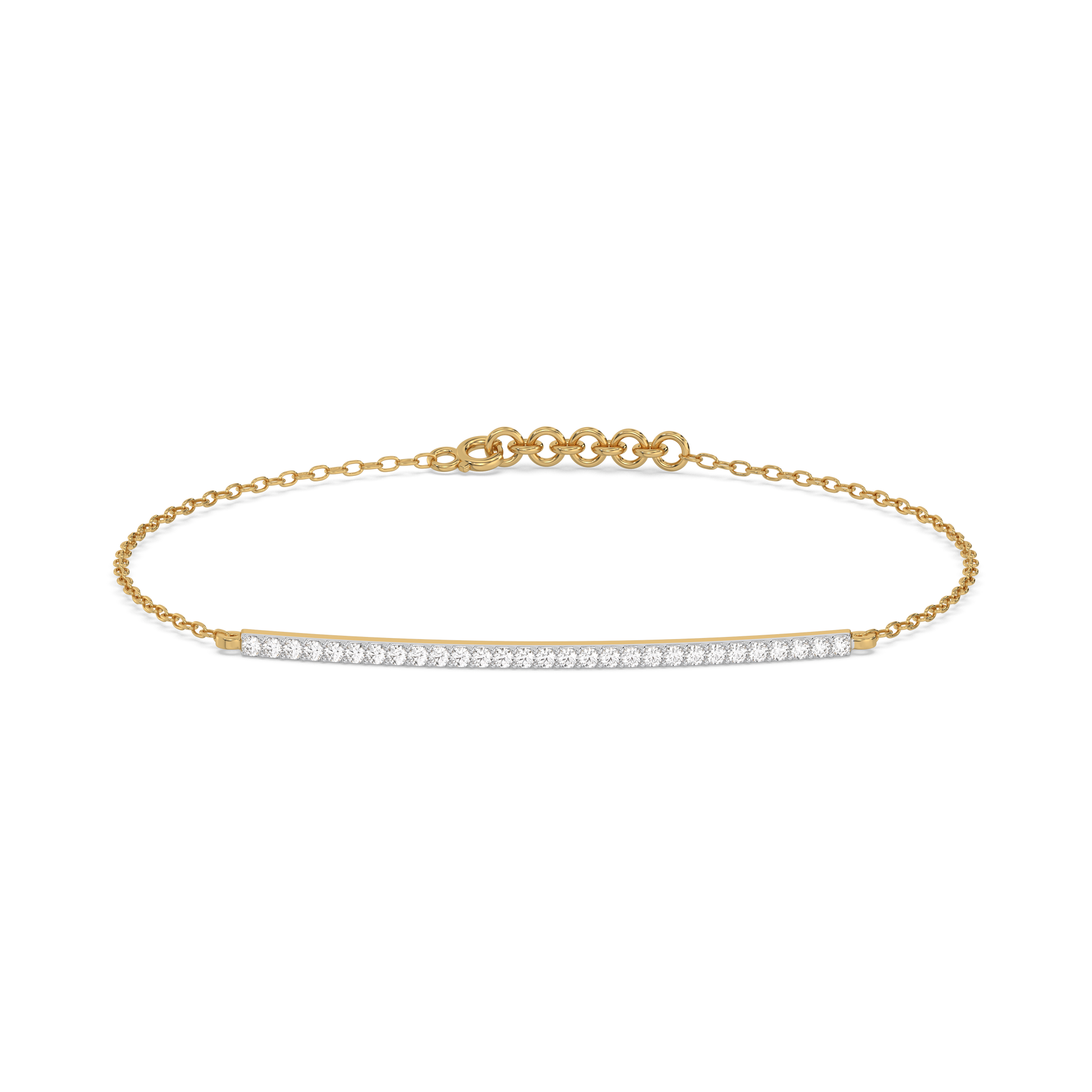 Row of Radiance - Lab Diamond Bracelet