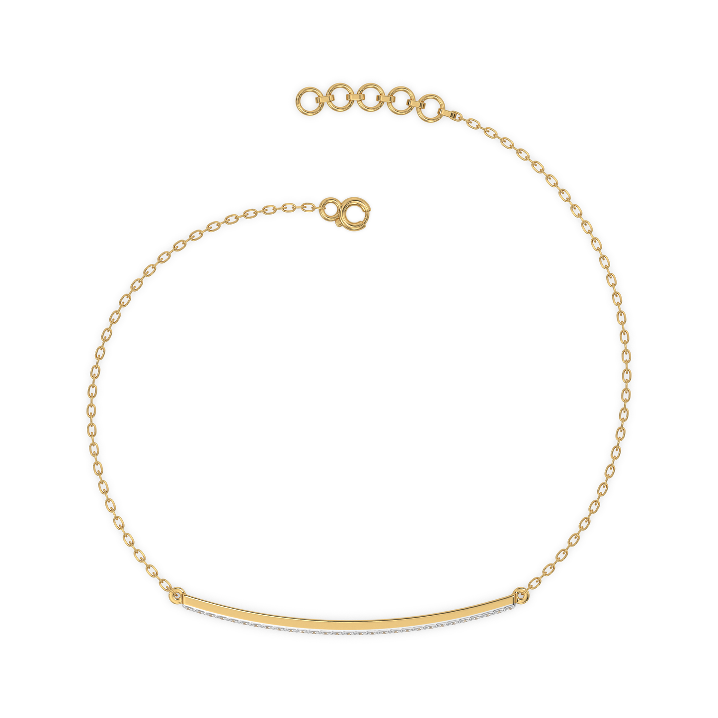 Row of Radiance - Lab Diamond Bracelet