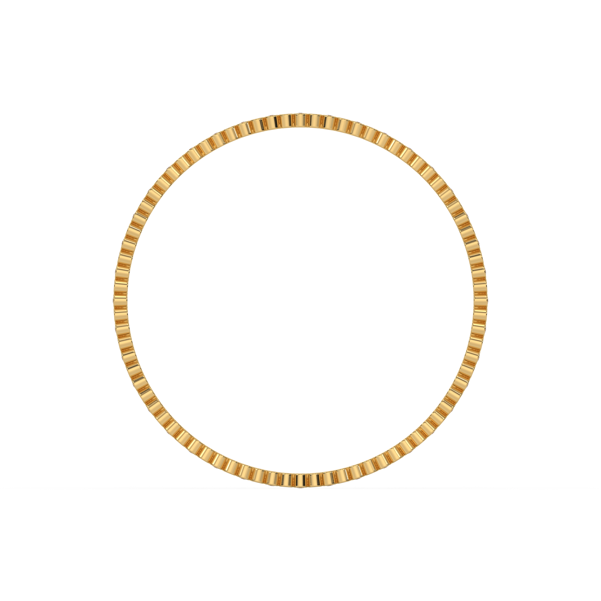 Beaded - Lab Diamond Bangle