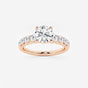 Elara - Graduated Side Stones Engagement Ring