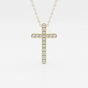 Eleanor - Intricate Pave Cross Design Necklaces