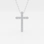 Eleanor - Intricate Pave Cross Design Necklaces