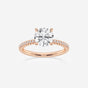 Eliana - Draping Hidden Halo Engagement Ring