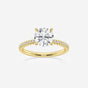 Eliana - Draping Hidden Halo Engagement Ring