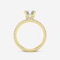 Eliana - Draping Hidden Halo Engagement Ring