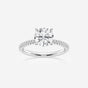 Eliana - Draping Hidden Halo Engagement Ring