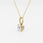 Elise - Elegant Hidden Halo Pendant Necklaces