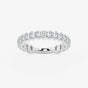 Elise - Three-Quarter Eternity Band Wedding Ring