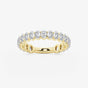 Elise - Three-Quarter Eternity Band Wedding Ring