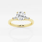 Eliza - Tapered Baguette Accents Engagement Ring