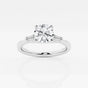 Eliza - Tapered Baguette Accents Engagement Ring