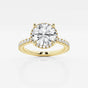 Emery - Hidden Halo Design Engagement Ring