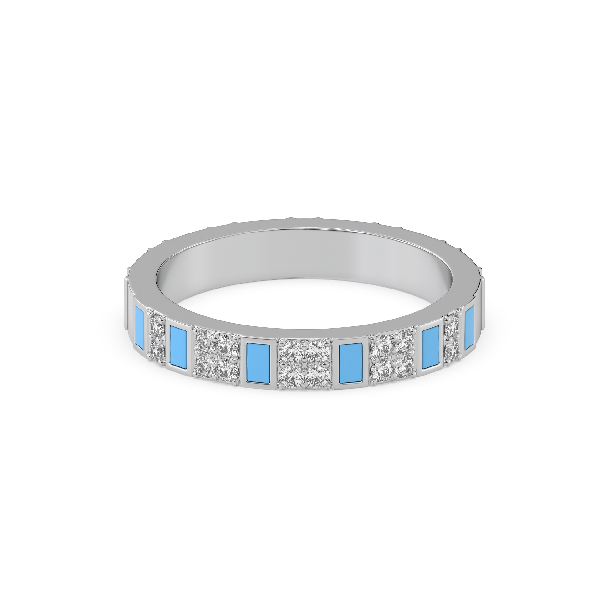 Enamel - Lab Diamond Horizon Ring