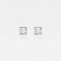 Eve - Classic Solitaire Design Earrings