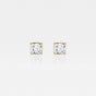 Eve - Classic Solitaire Design Earrings