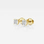 Eve - Classic Solitaire Design Earrings