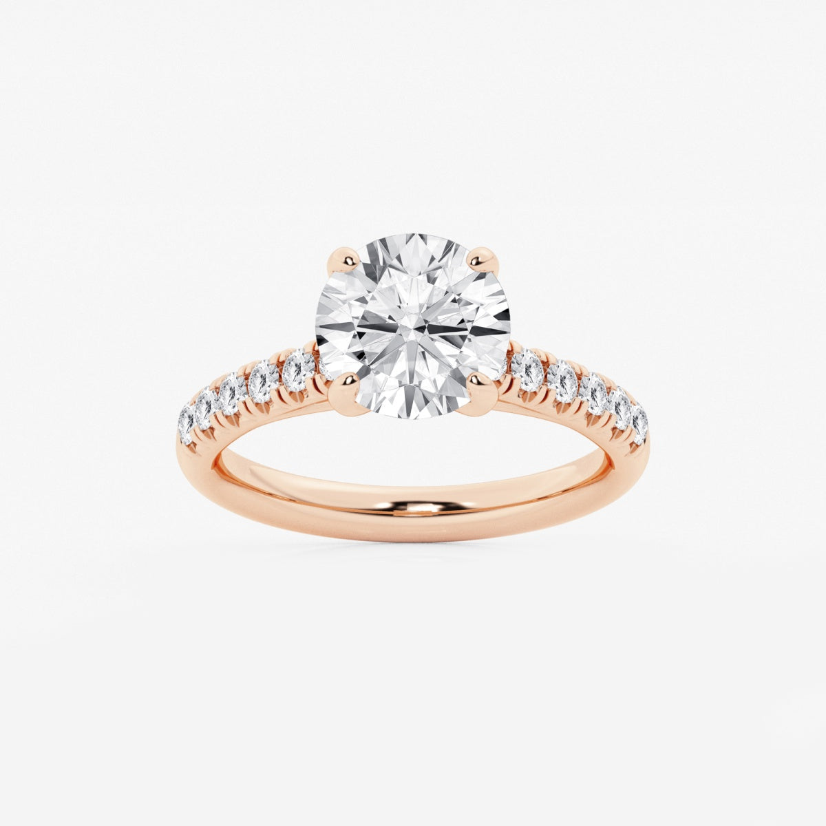 Estelle - French Pave Elegance Engagement Ring