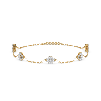 Eternal Bloom - Lab Diamond Station Bracelet