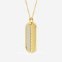Ethan - Bold Dog Tag Pendant Necklaces