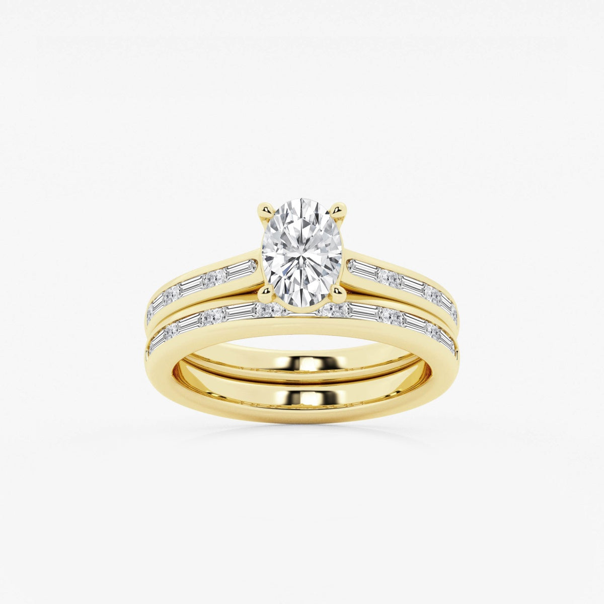Evangeline - Intricate Side Accents Engagement Ring