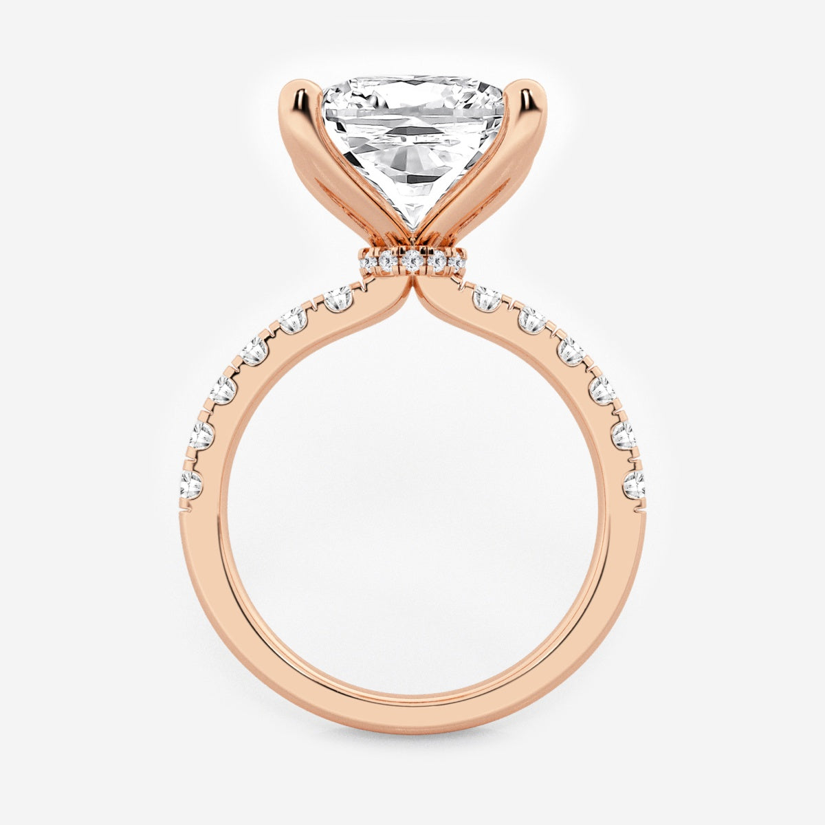 Everly - Hidden Halo Elegance Engagement Ring