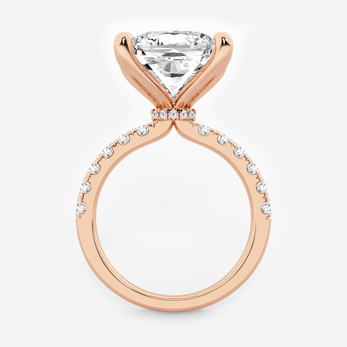 Everly - Hidden Halo Elegance Engagement Ring