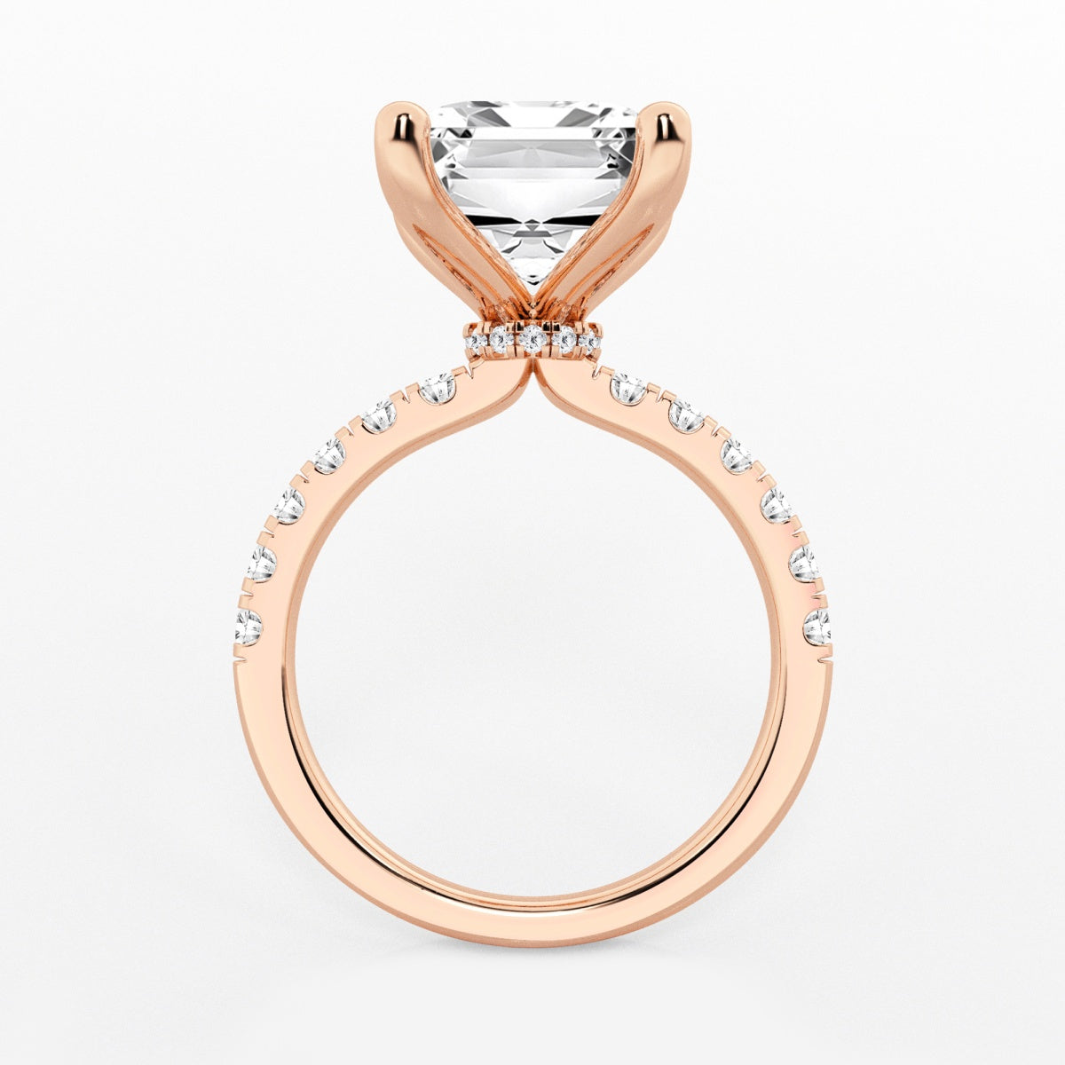 Everly - Hidden Halo Elegance Engagement Ring