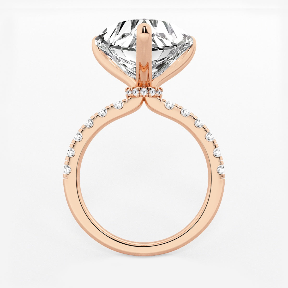 Everly - Hidden Halo Elegance Engagement Ring