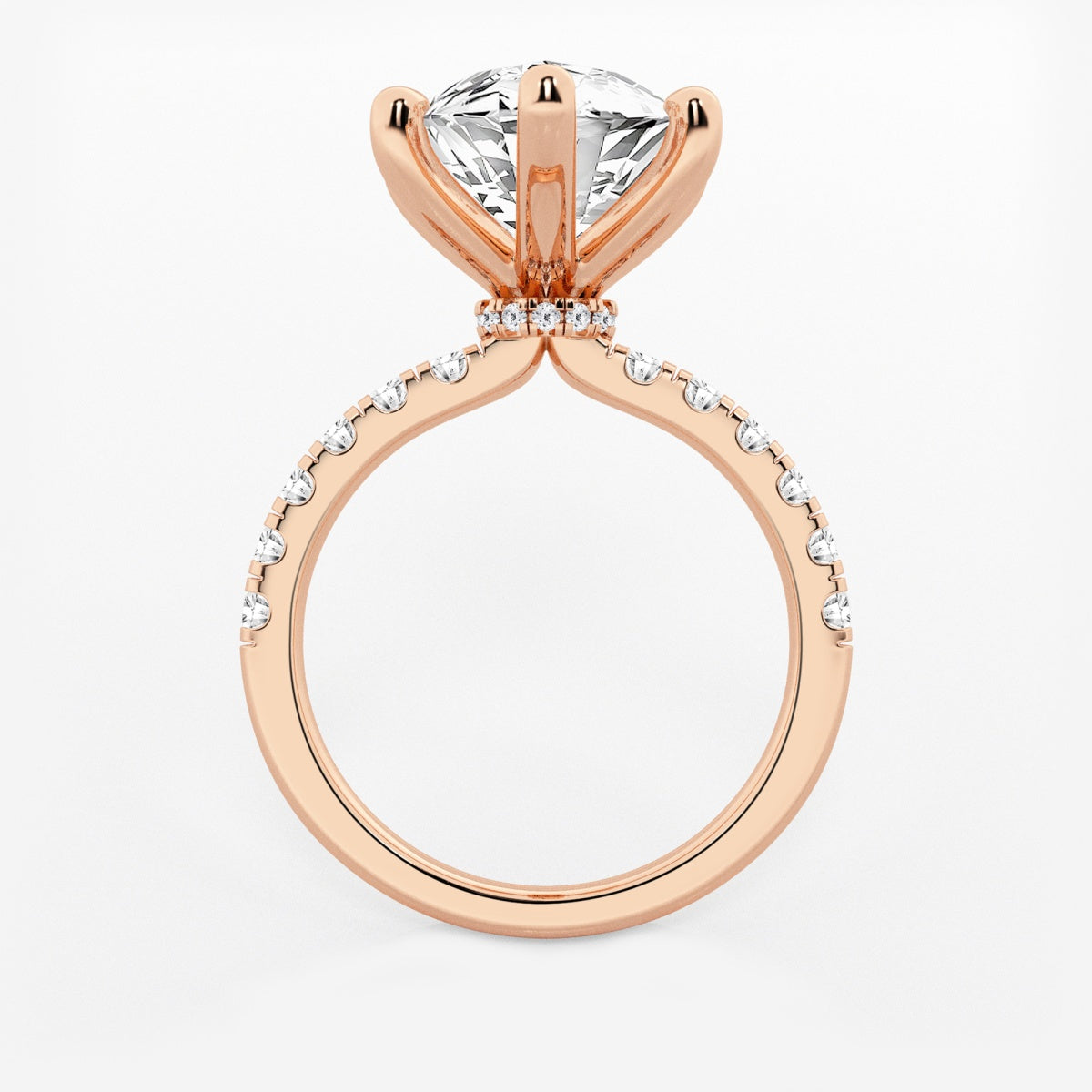 Everly - Hidden Halo Elegance Engagement Ring