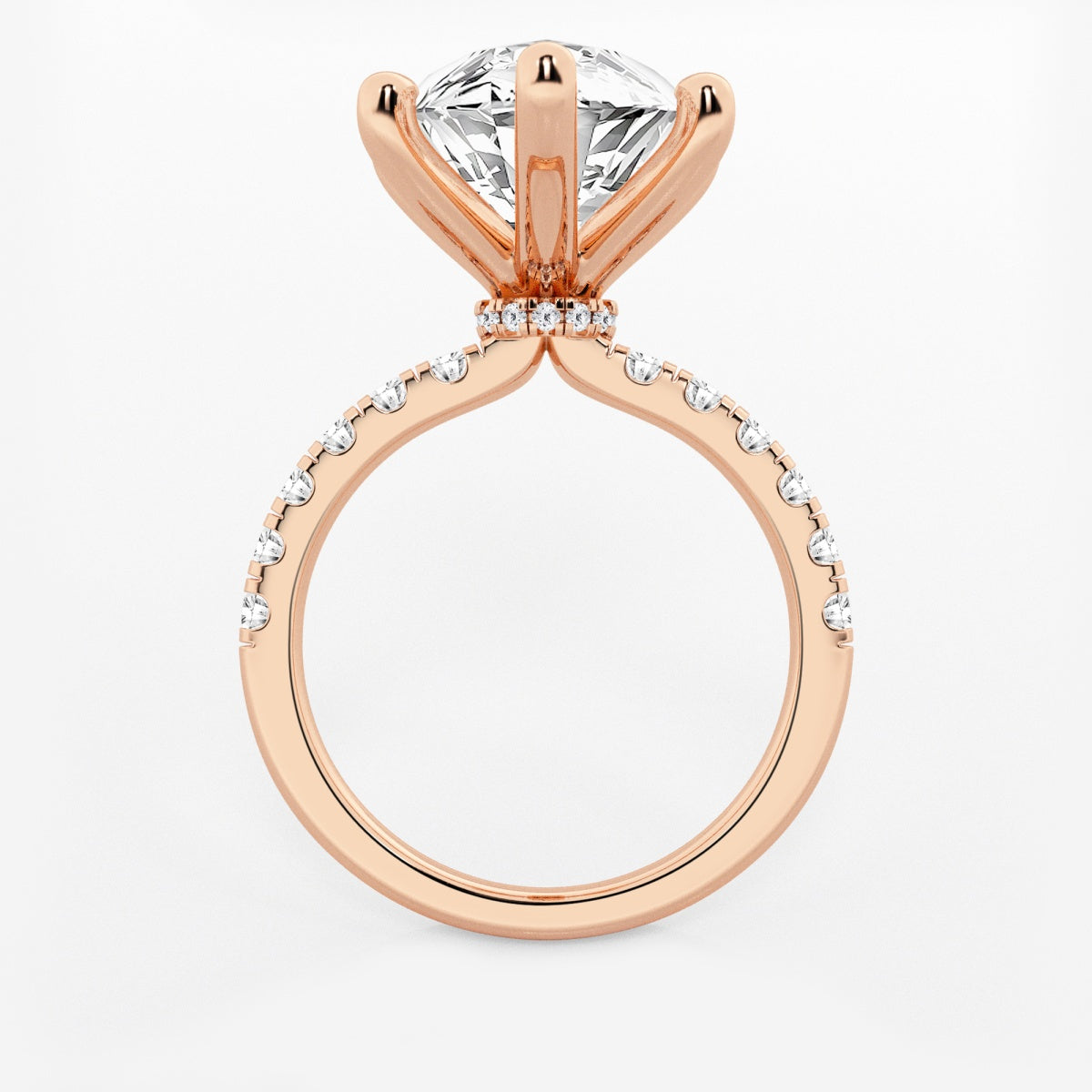 Everly - Hidden Halo Elegance Engagement Ring
