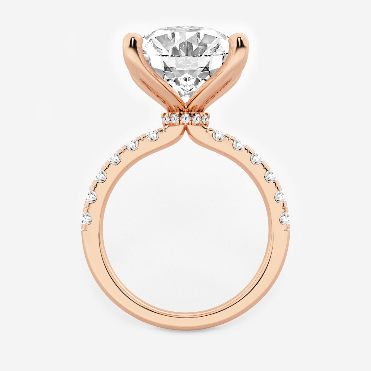 Everly - Hidden Halo Elegance Engagement Ring