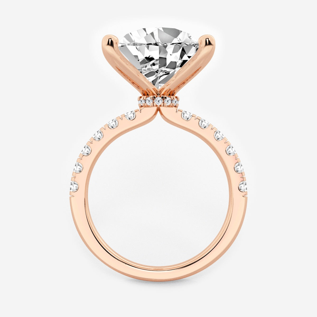 Everly - Hidden Halo Elegance Engagement Ring