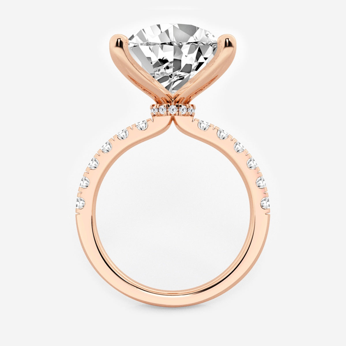 Everly - Hidden Halo Elegance Engagement Ring