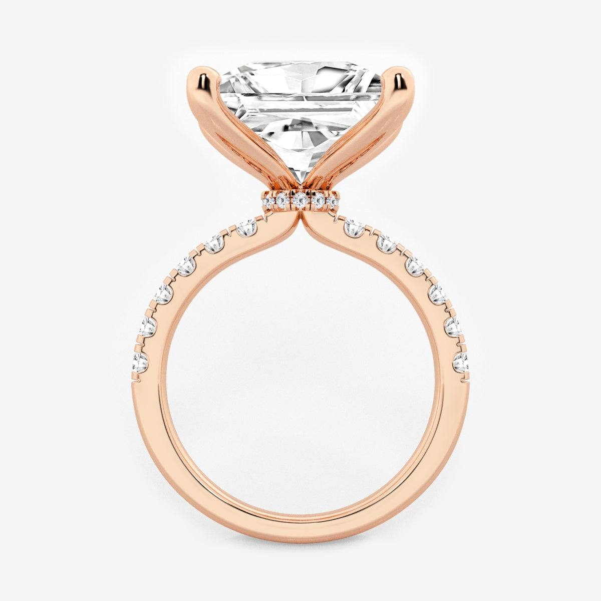 Everly - Hidden Halo Elegance Engagement Ring