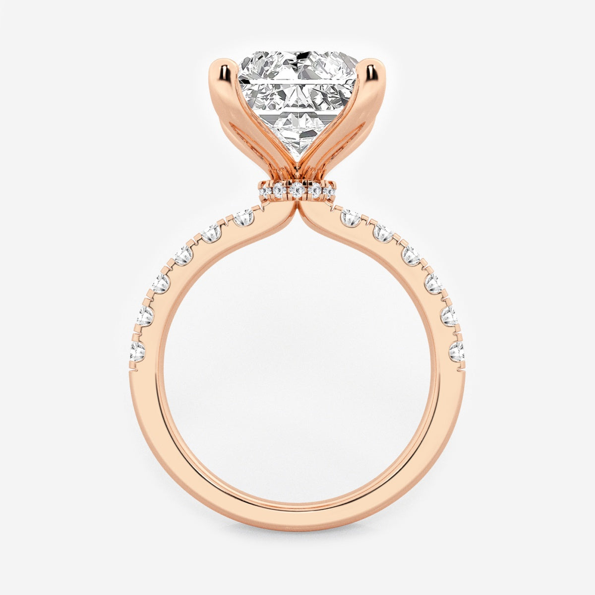 Everly - Hidden Halo Elegance Engagement Ring
