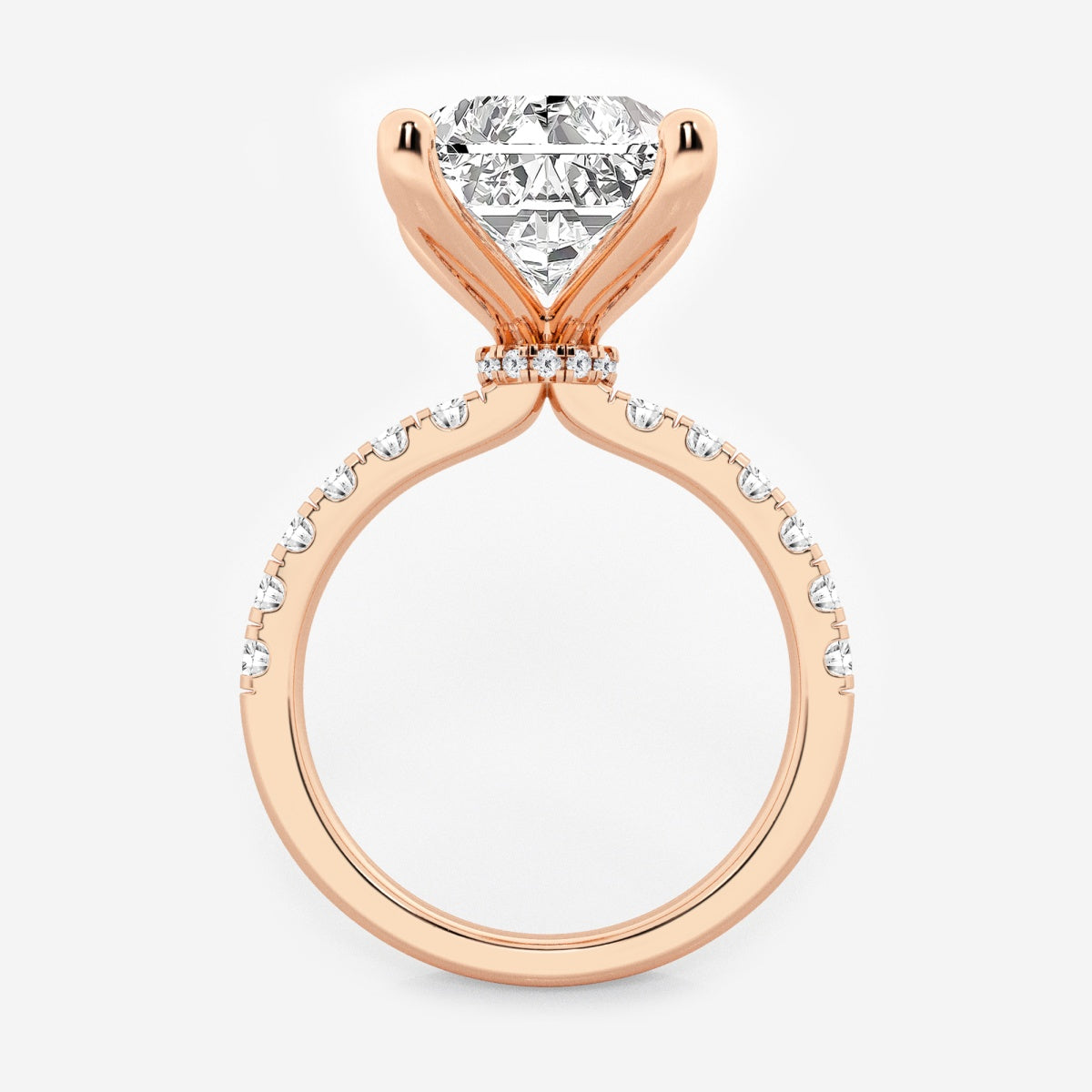 Everly - Hidden Halo Elegance Engagement Ring