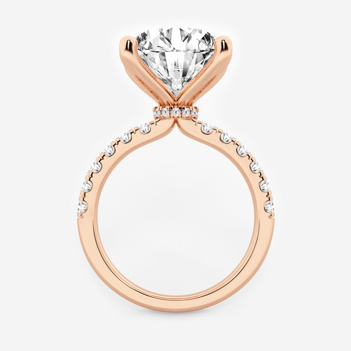 Everly - Hidden Halo Elegance Engagement Ring