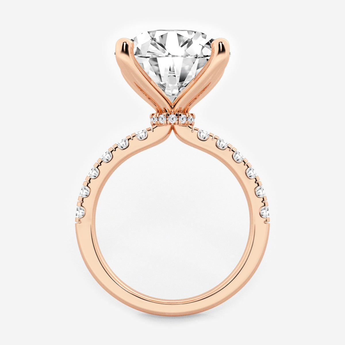 Everly - Hidden Halo Elegance Engagement Ring