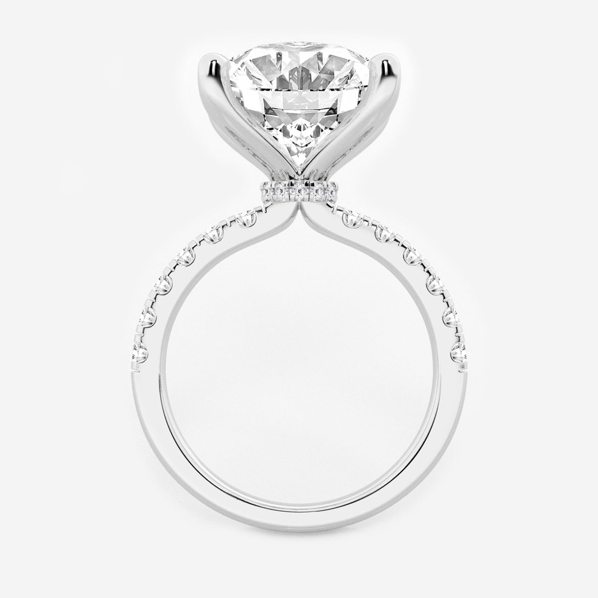 Everly - Hidden Halo Elegance Engagement Ring
