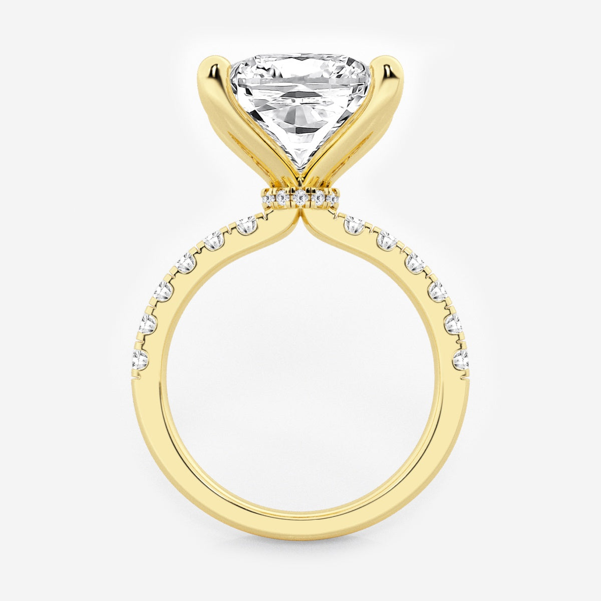 Everly - Hidden Halo Elegance Engagement Ring