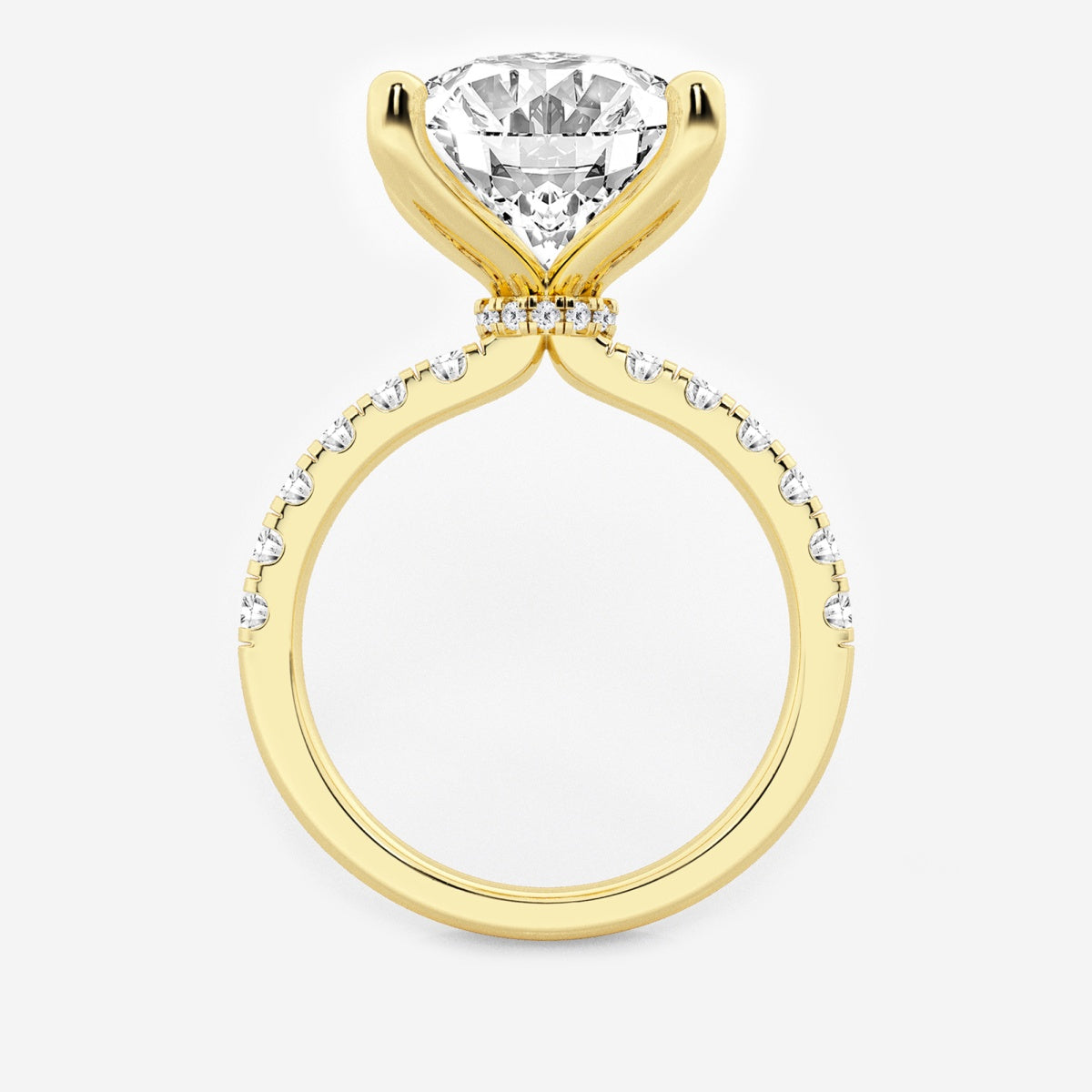 Everly - Hidden Halo Elegance Engagement Ring