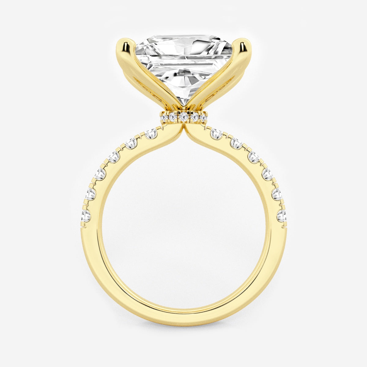 Everly - Hidden Halo Elegance Engagement Ring