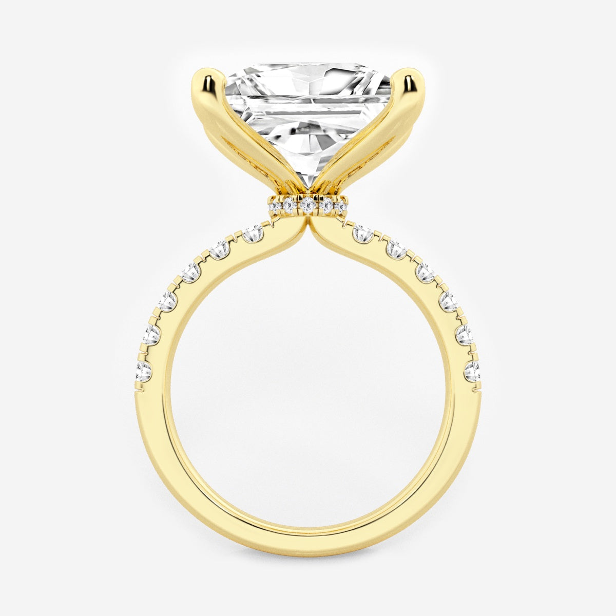 Everly - Hidden Halo Elegance Engagement Ring