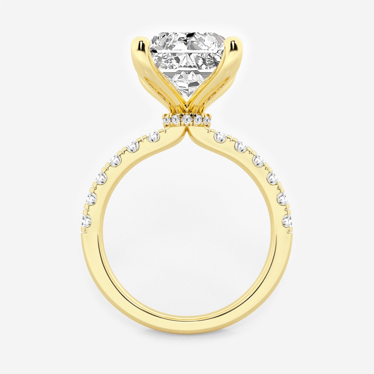 Everly - Hidden Halo Elegance Engagement Ring