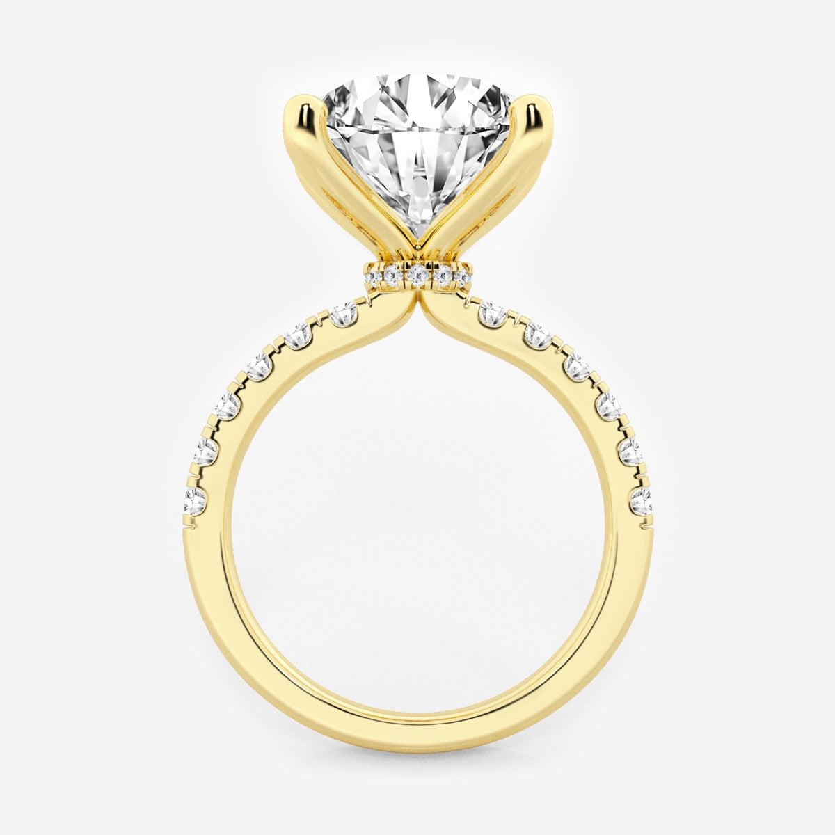 Everly - Hidden Halo Elegance Engagement Ring