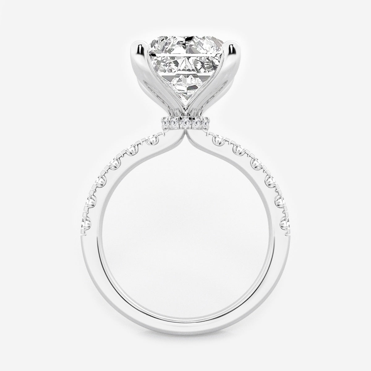 Everly - Hidden Halo Elegance Engagement Ring