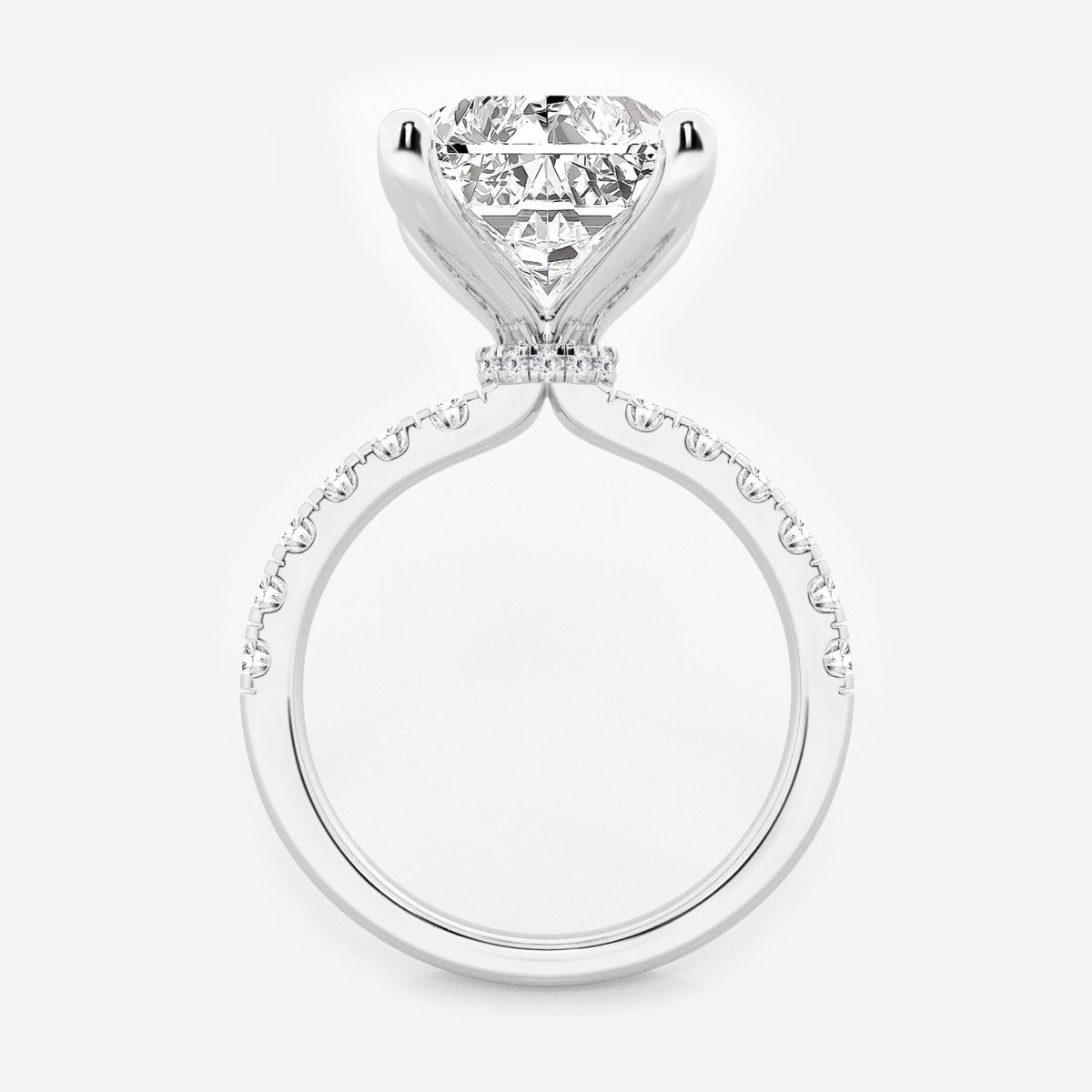 Everly - Hidden Halo Elegance Engagement Ring